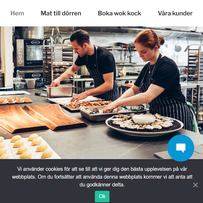 UaWeb Marketing hjälper din restaurang eller cateringfirma med en ny hemsida