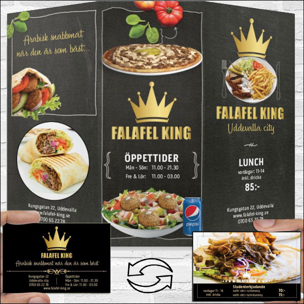 UaWeb Marketing hjälper restauranger med menyer och matsedlar